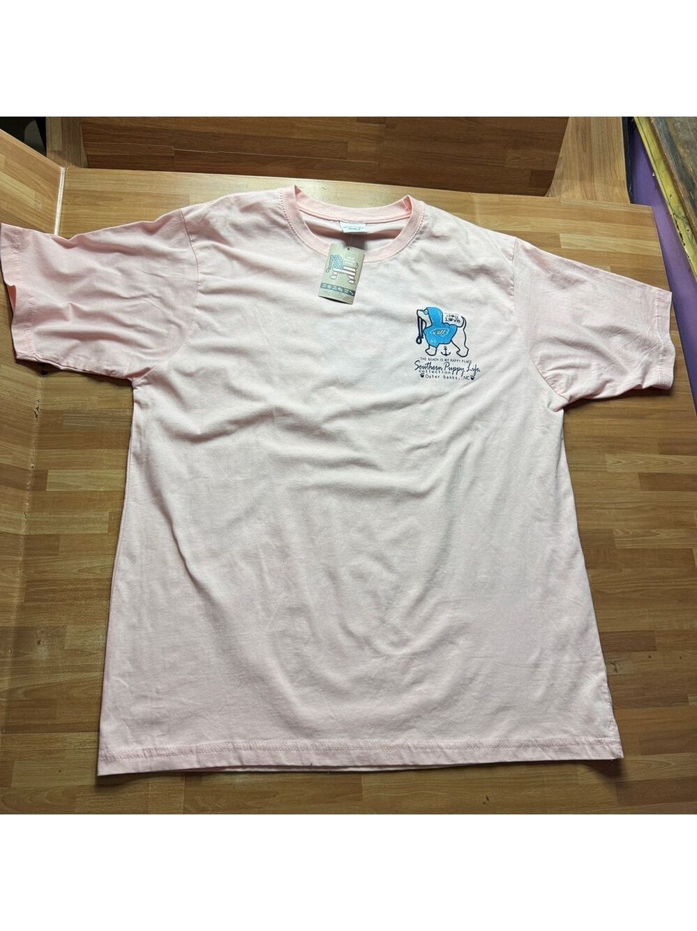 Spicy tuna Southern Puppy Life" short sleeve t-shirt by Puppie Love.NWT, XL,